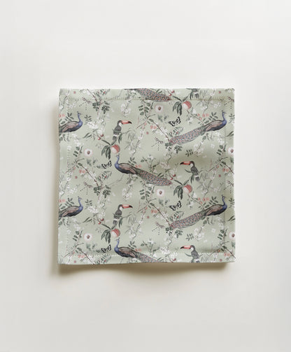 Cocktail Napkin - Elysian in green