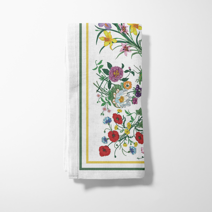 Botanical Puzzle Napkin