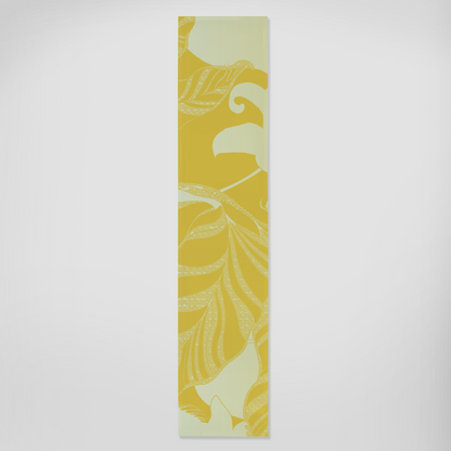 Table Runner in Sunny Tropical Paissage Lightweight Linen