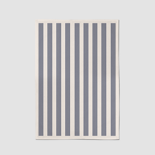 Retro Stripes Tea Towel