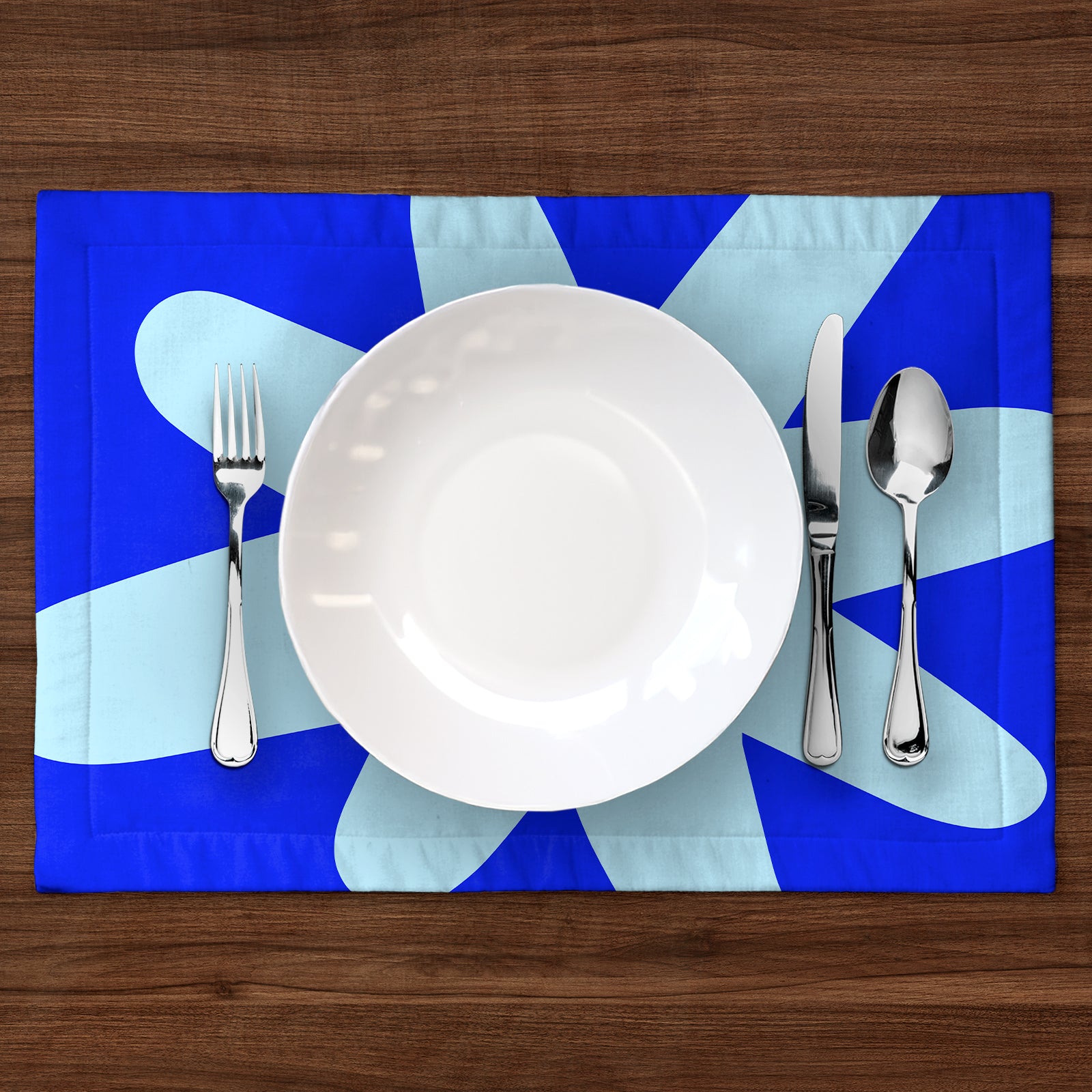 Astérisko in Blue and Aqua Placemat
