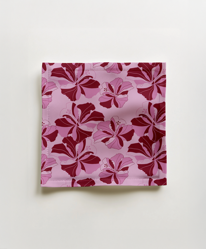 Tropical Cayena Cocktail Napkin in Light Pink