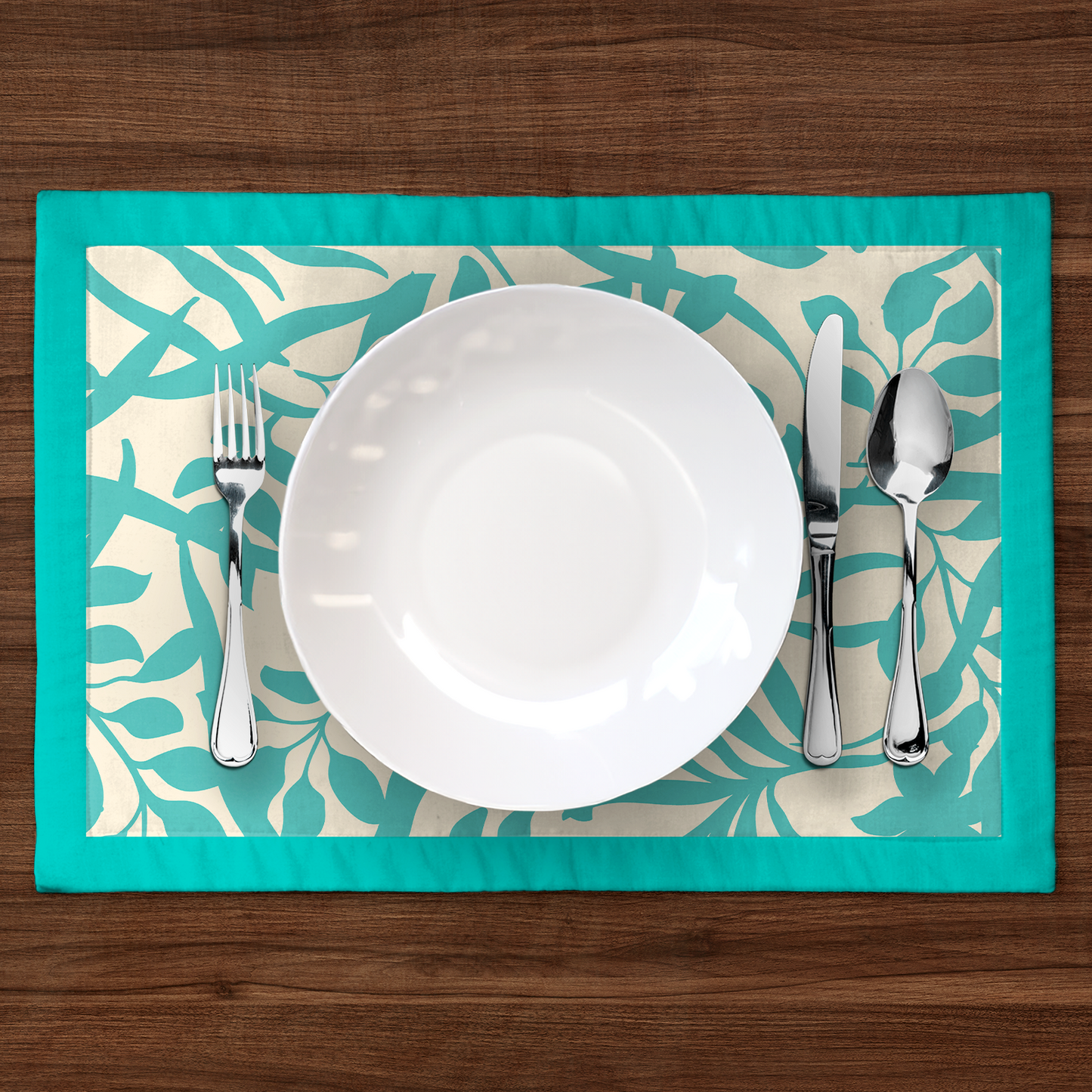 Figi Floral Placemat in Blue