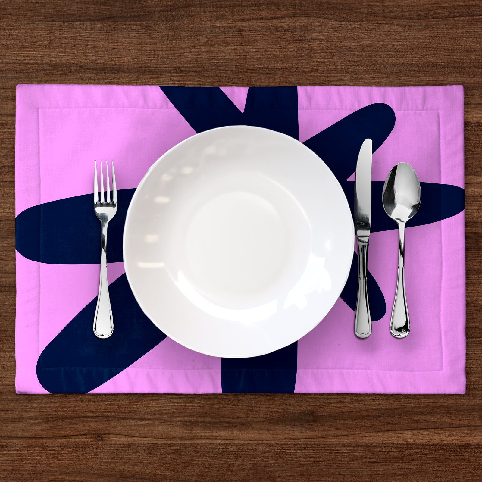 Astérisko in Pink and Navy Placemat
