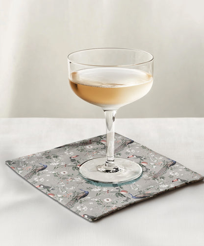 Cocktail Napkin - Elysian in gray