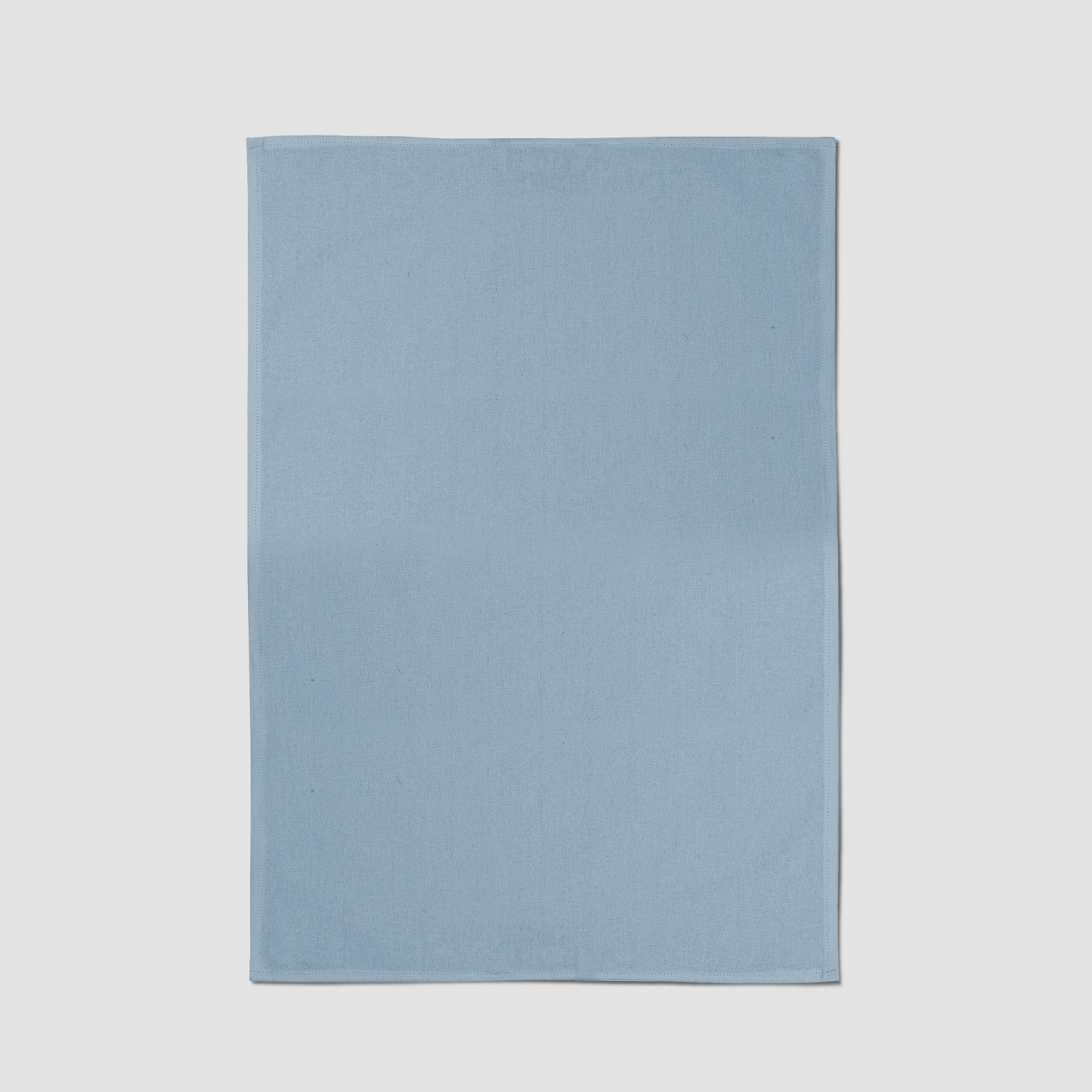 ONE Solid Tea Towel in Pale Blue - Mid Cotton Twill