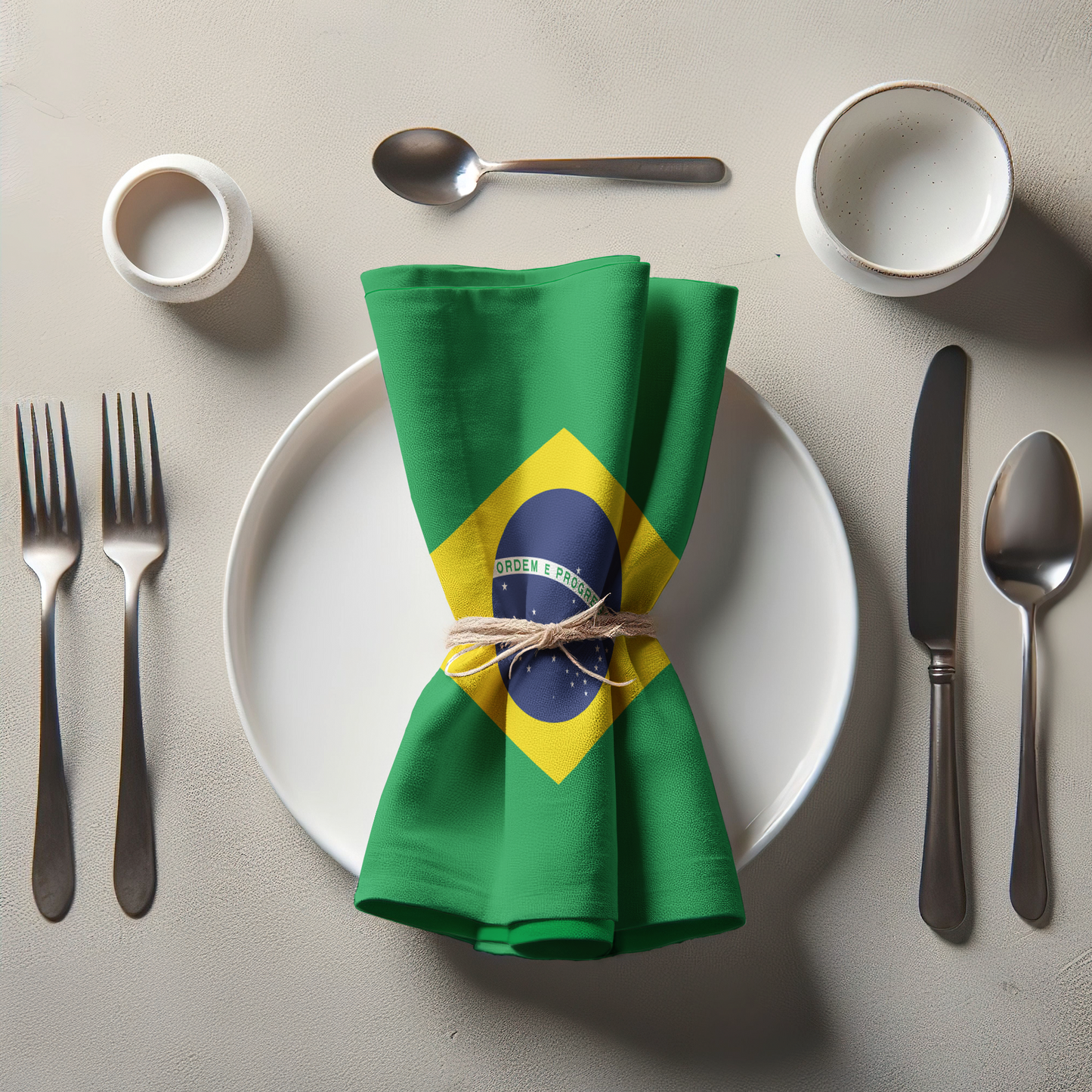 ONE Globe - Brazil in Organic Cotton Voile