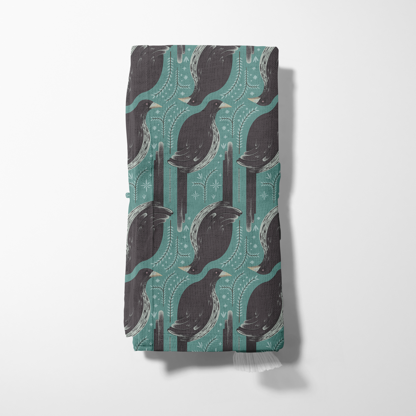 Cigua Palmera Teal Napkin in Lightweight Linen