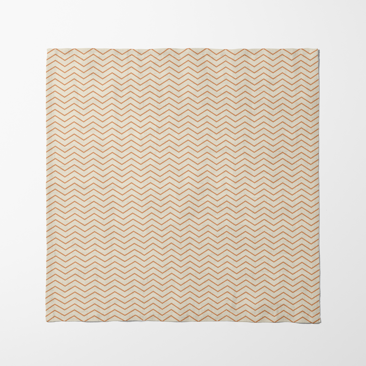 ONE Zig Zag Napkin - Burnt Butter in Organic Cotton Voile