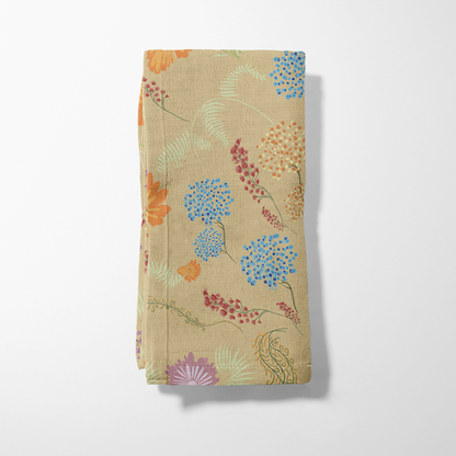 Botanical Medley in Beige Napkin