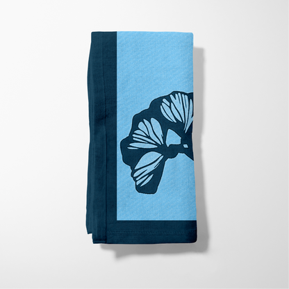 Nature's Calligraphy Napkin in Lakeside