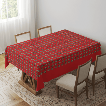 Krampus Tablecloth in Red