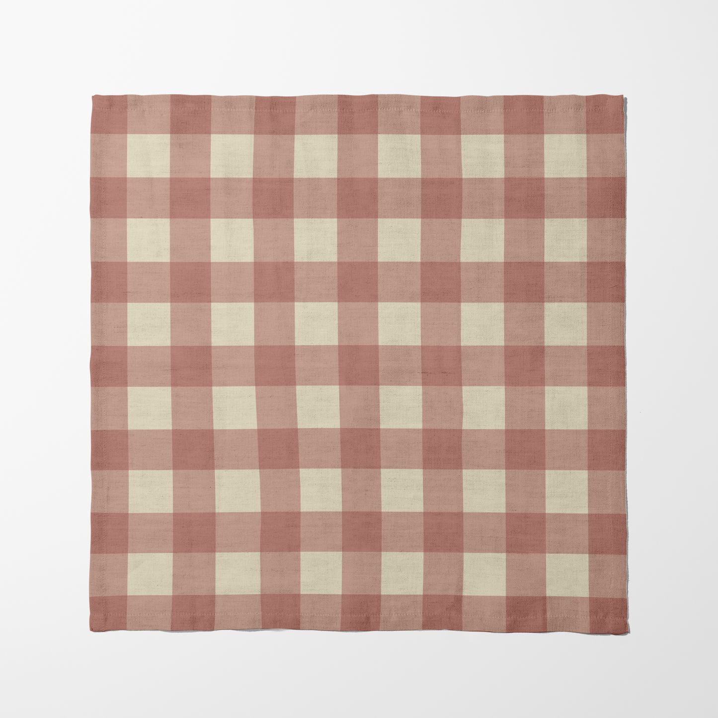 ONE Large Gingham - Racer in Lightweight Linen