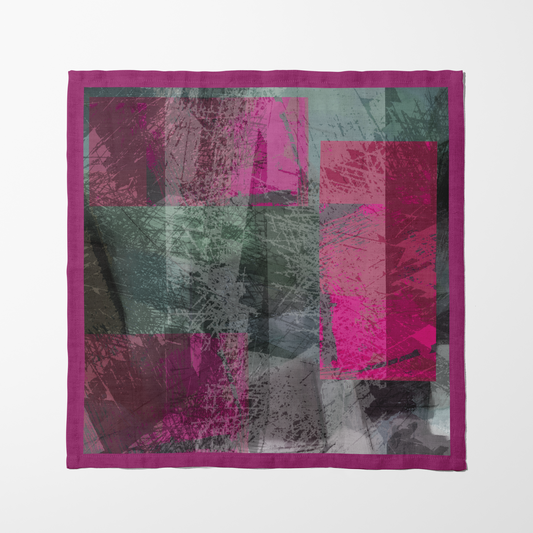 Texture Napkin in Fuchsia in Lightweight Linen