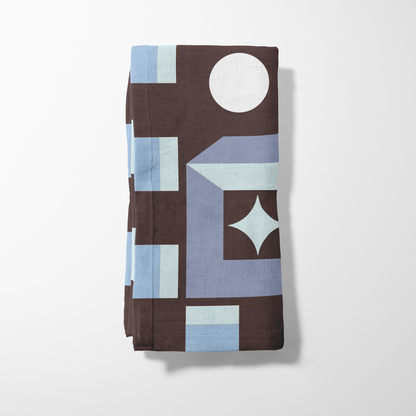 Ground Oporto Napkin in Lightweight Linen