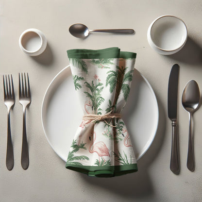 Napkin - Flamingos