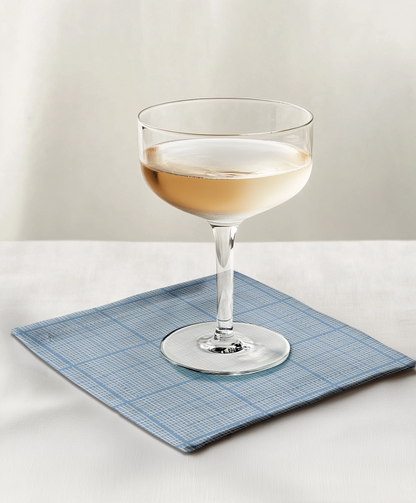 Cream + Lt Blue Oxford Cocktail