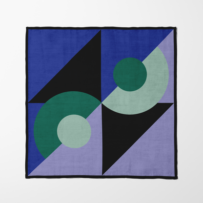 Blue and Green Dots Napkin