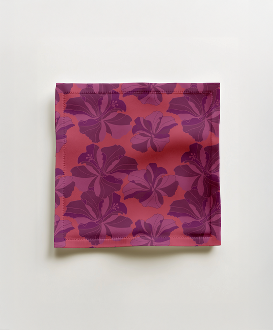 Tropical Cayena Cocktail Napkin in Pink