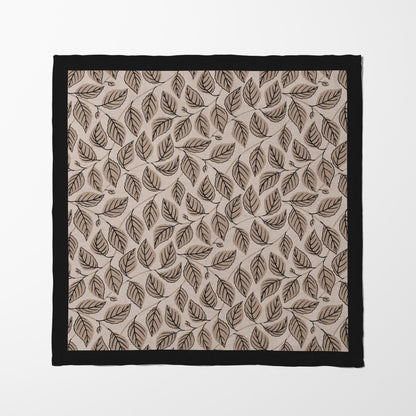 Bowing Birch Leaves in Taupe Napkin