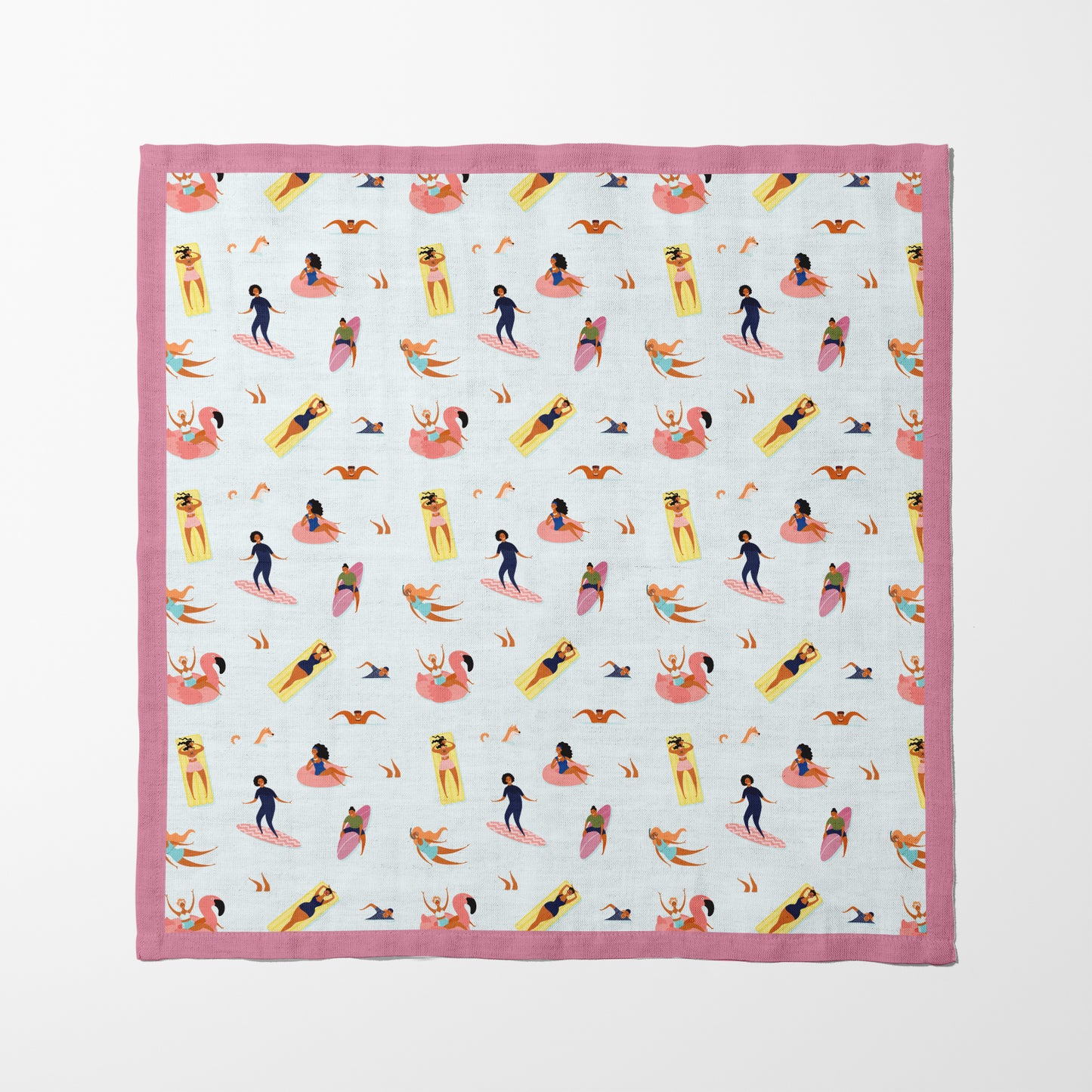 Beach Crowd Napkin