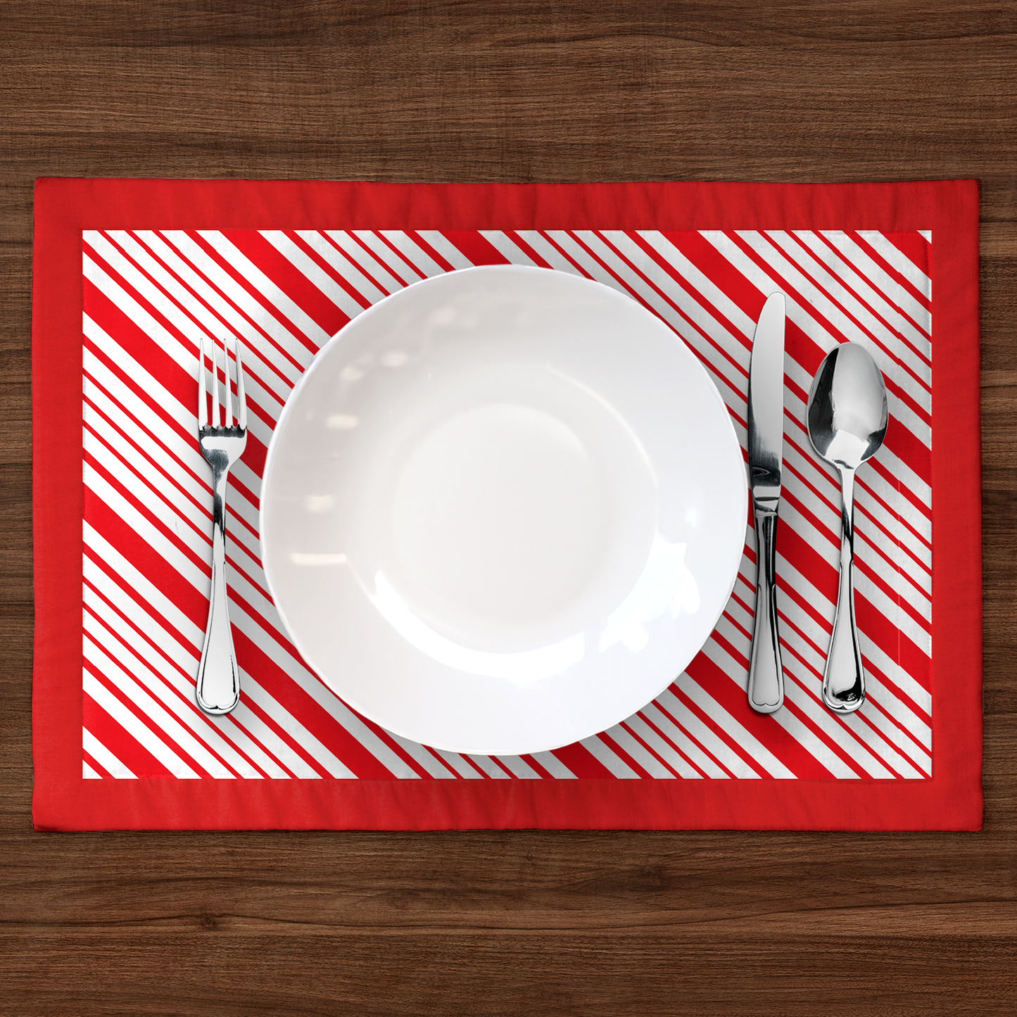 Most Candy Cane Stripes Placemat