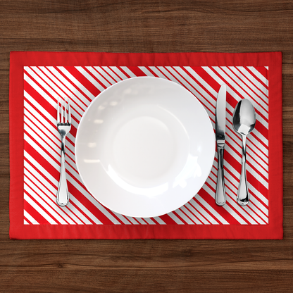 Most Candy Cane Stripes Placemat