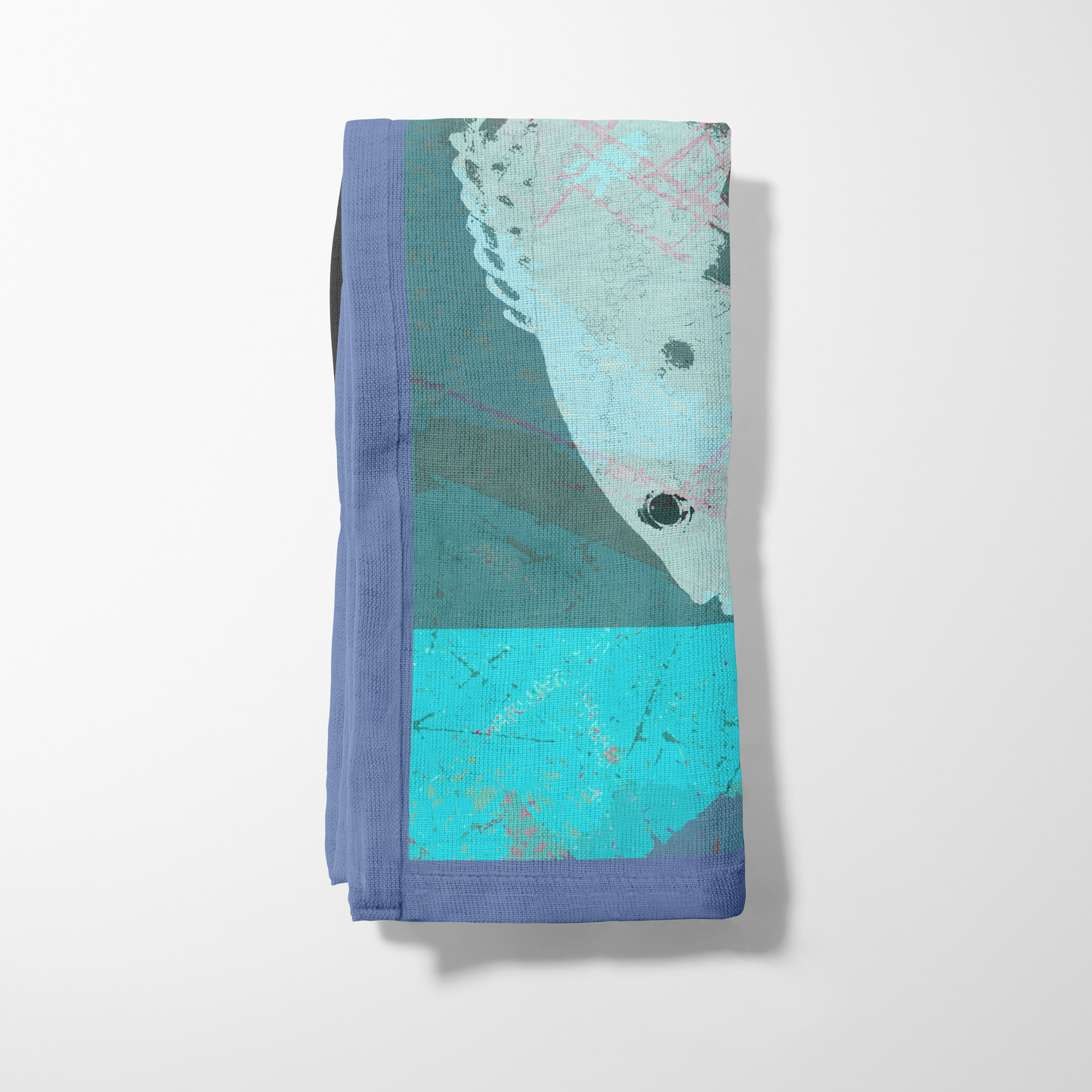 Two Fish Blue Napkin