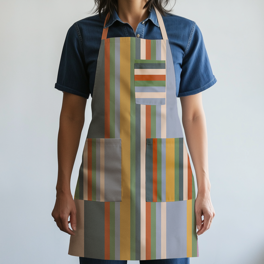 Sweet Stripes Full Chef Apron