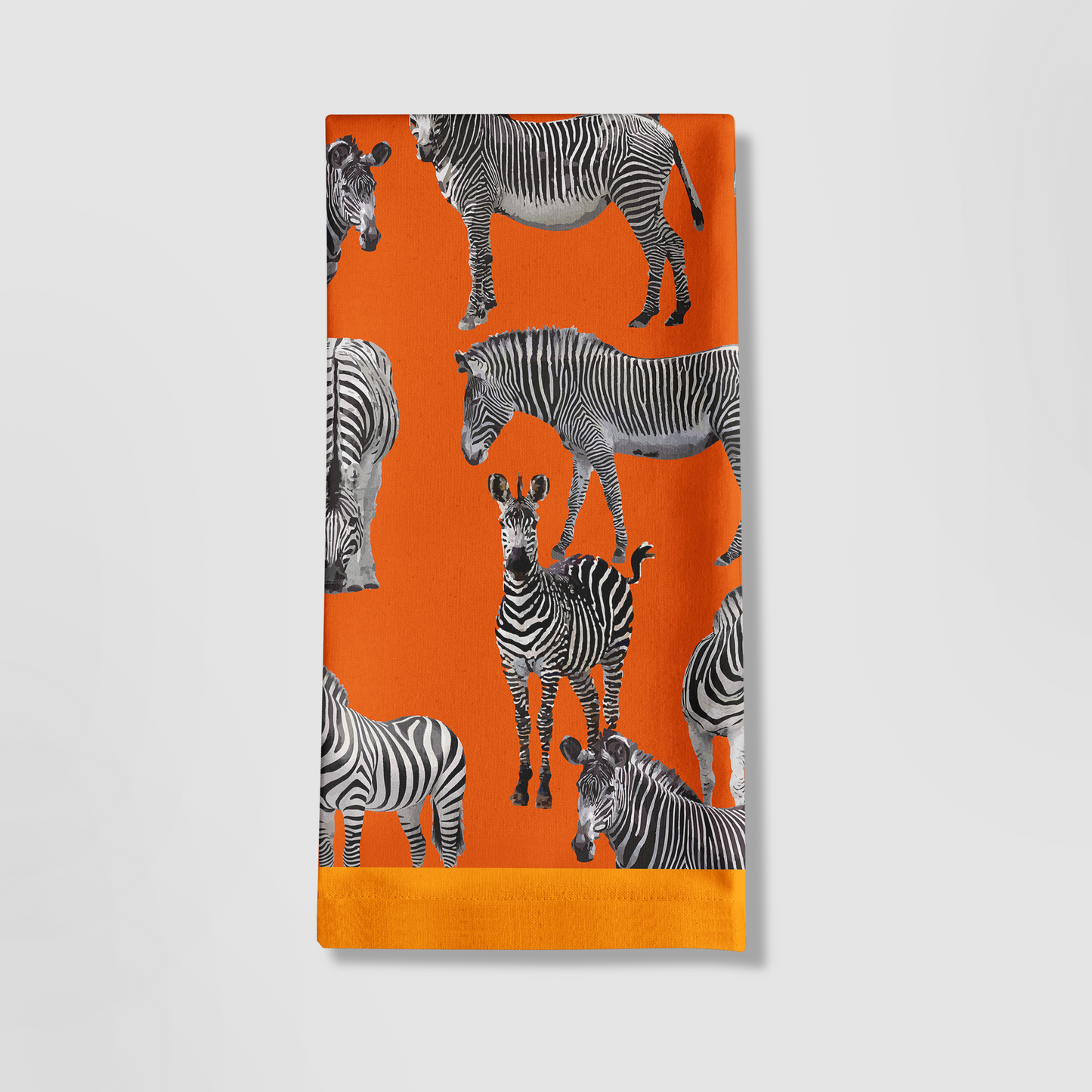 Zias Zebras Tea Towel - Mid Cotton Twill