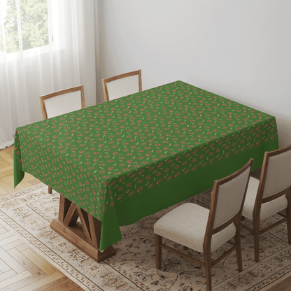 Green Gingerbread Dude Tablecloth