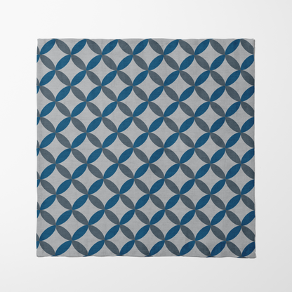 Intertwine - Blue in Lightweight Linen