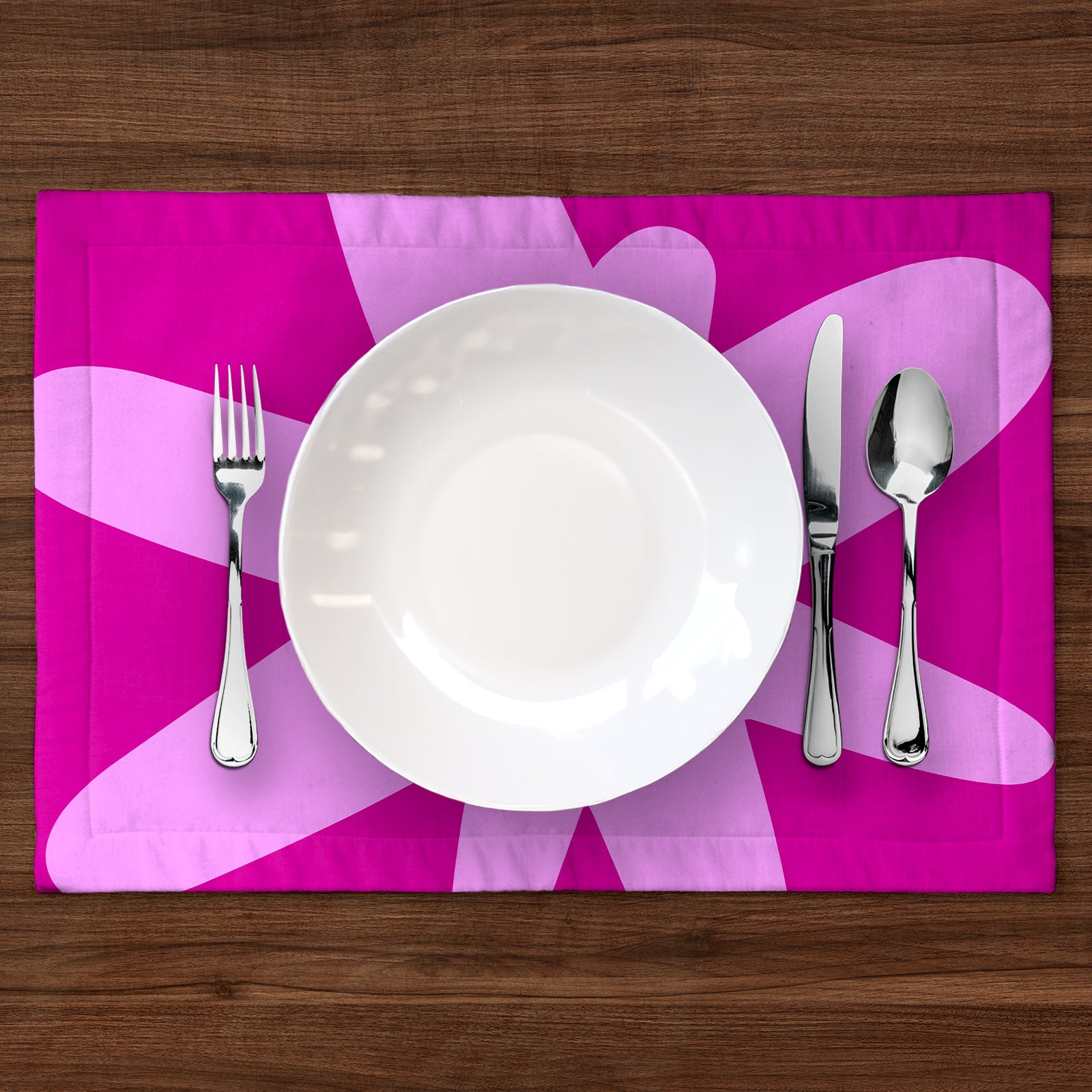 Astérisko in Fucsia and Pink Placemat