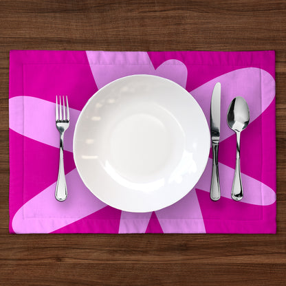 Astérisko in Fucsia and Pink Placemat