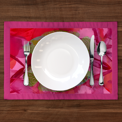 Two Fish Pink Placemat