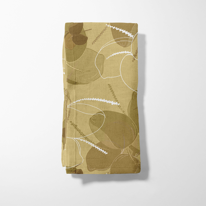 Coconuts Napkin in Yellow