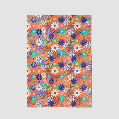Bright Bloom Tea Towel