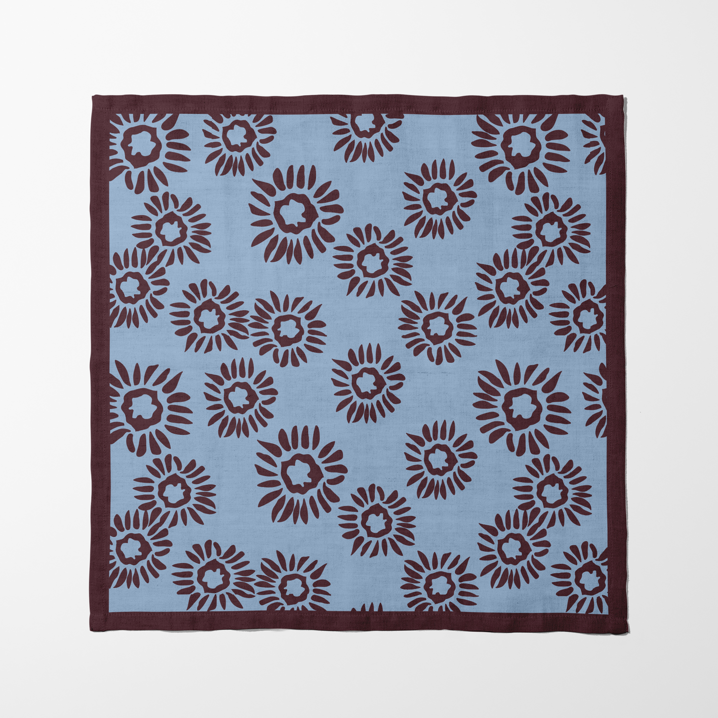 Sip and Swim Daisies Napkin in Lightweight Linen