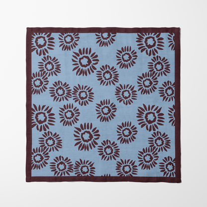 Sip and Swim Daisies Napkin in Lightweight Linen