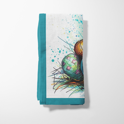 Easter Bunny Napkin in Lightweight Linen