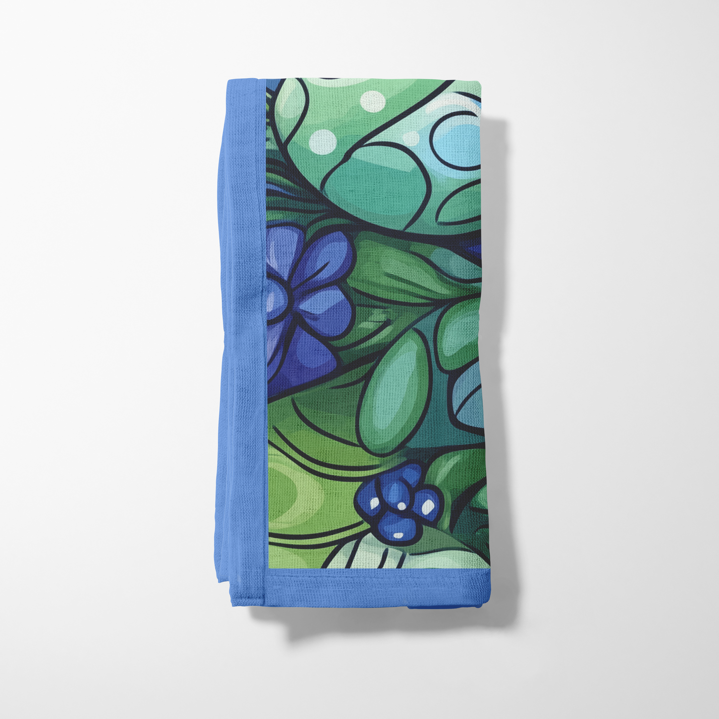 Swirly Easter Eggs Napkin in Lightweight Linen