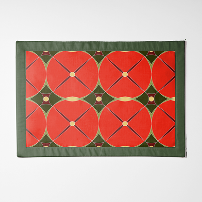 Holiday Abstract Placemat in Full Color