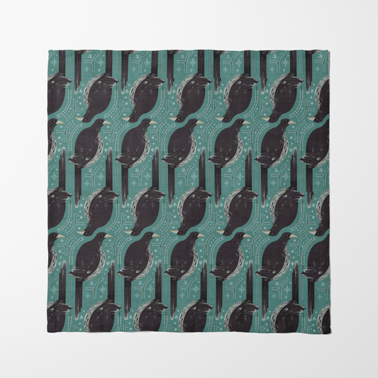 Cigua Palmera Teal Napkin in Lightweight Linen