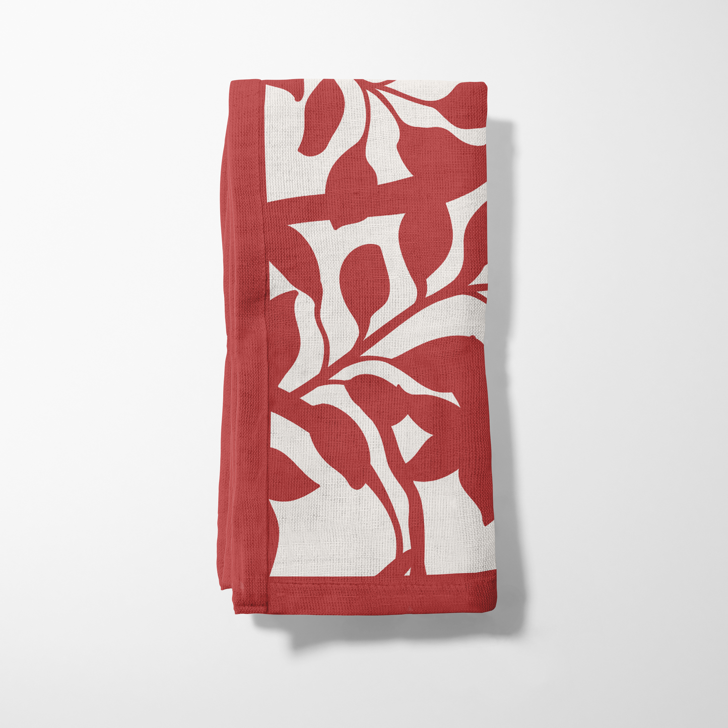 Figi Floral Napkin in Red