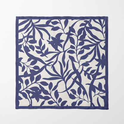 Figi Floral Napkin in Midnight