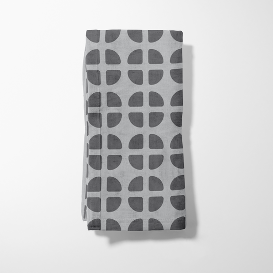 Fresh Fruit Napkin - Monochrome in Organic Cotton Voile