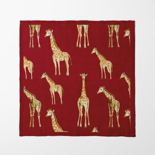 Nakpin - Giraffes in Rich Red