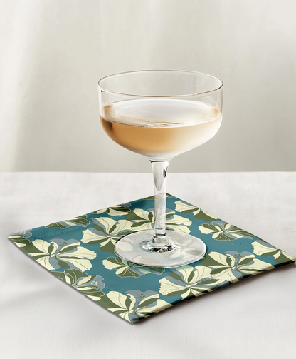 Tropical Cayena Cocktail Napkin in Blue