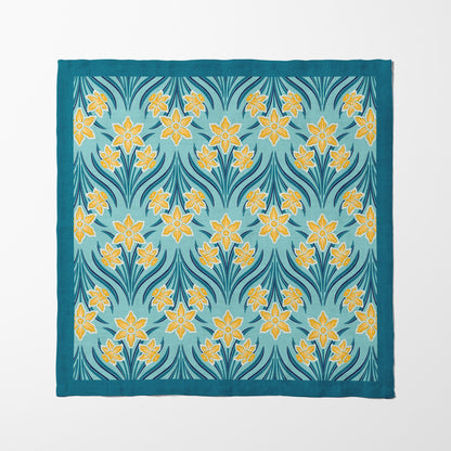 Dancing Daffodils Napkin in Lightweight Linen