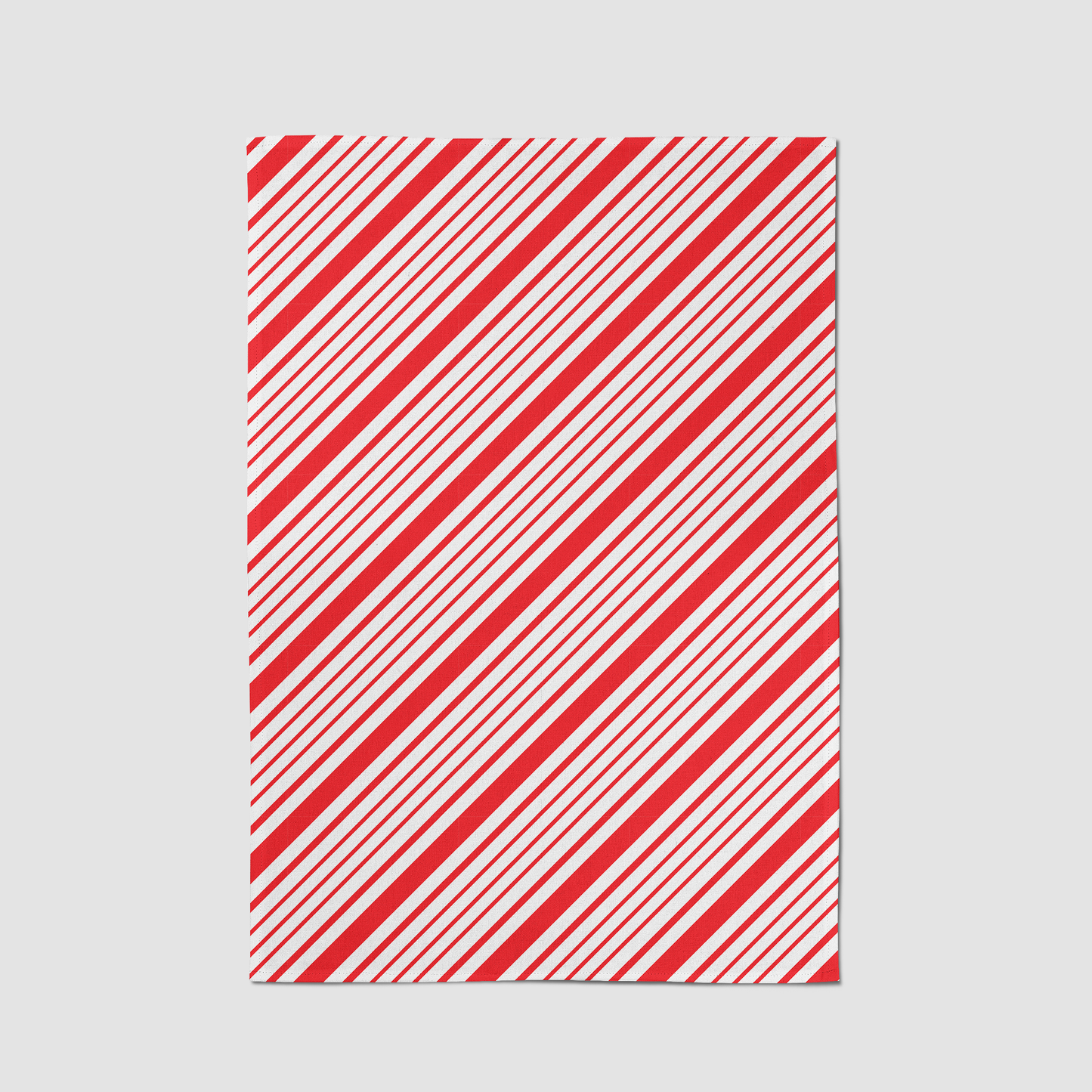 Most Candy Cane Stripes Tea Towel